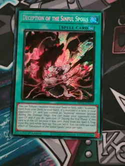 Yugioh! Deception of the Sinful Spoils MP25-EN113 1st Edition NM - Image 2