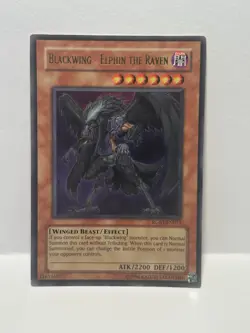 Yugioh Blackwing-Elphin the Raven RGBT-EN013 Ultimate Rare/ Raging Battle YuGiOh - Image 1