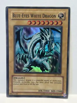 Yu-Gi-Oh! TCG Blue-Eyes White Dragon SKE-001 Super Rare SD Kaiba Evolution - Image 1