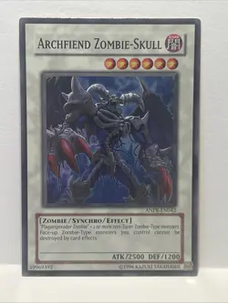 YuGiOh-Archfiend Zombie-Skull ANPR-EN042 Ancient Prophecy NM - Image 1
