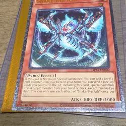 Konami Yu-Gi-Oh! Snake-Eye Ash OTS Tournament Pack 25 OP25-EN002 Effect Foil - Image 1