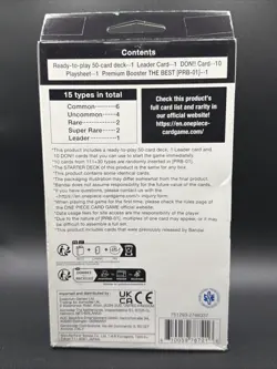 One Piece TCG Black Smoker Starter Deck (ST-19) Brand New Sealed With PRB01 Pack - Image 2