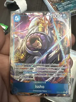Issho - EB04-022 (Alternate Art) Alt Art The Azure Sea's Seven Foil One Piece - Image 1