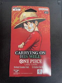 One Piece OP-13 Carrying on His Will Sleeved Booster Packs x35 - Image 1