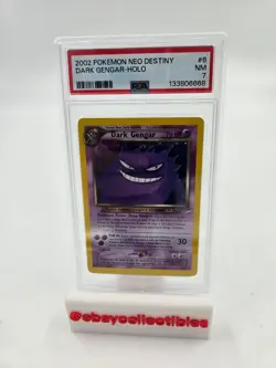 2002 Pokemon Neo Destiny #6 Dark Gengar Holo PSA 7 - Image 1