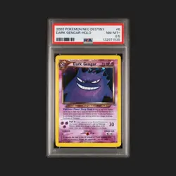 2002 Pokemon Neo Destiny Dark Gengar Holo #6 PSA 8.5! - Image 1