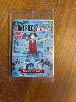 Limited Edition One Piece x Illinois College Basketball cards and posters - Image 1
