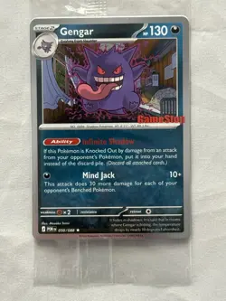 Gengar Promo Card Gamestop Pokemon Perfect Order Stamped 050/088 SEALED - Image 1