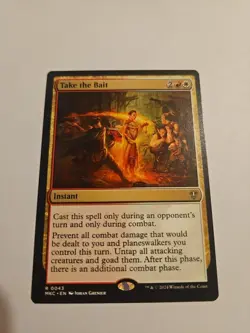 Take the Bait Commander: Murders at Karlov Manor MTG Regular Card NM Condition - Image 1