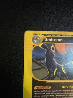 Umbreon Aquapolis Non-Holo 41/147 (Rare) 2002 Pokemon Card- HP Heavily Played - Image 2