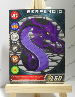 Bakugan Card - Serpenoid - Series 1 Gate card - BA077b - HSP 150 - 2006 - Image 1