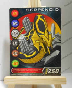 Bakugan Card - Serpenoid - Series 1 Gate card - BA081b - HSP 250 - 2006 - Image 1