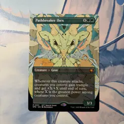 MTG - Pathbreaker Ibex (Borderless) - Special Guests (SPG), 0091 NM Card x1 - Image 1