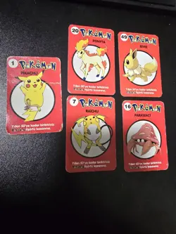 1998 Turkish KFC Pokemon Card Set Lot - 5 of 50 - Image 1
