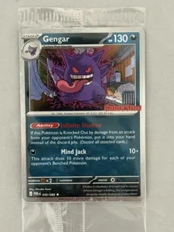 Gengar Promo Card Gamestop Pokemon Perfect Order Stamped 050/088 SEALED - Image 1