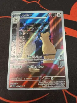 Pokemon Persian Illustration Rare Holo Full Art Card Sv: Shrouded Fable 078/064 - Image 1