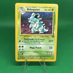 Nidoqueen 7/64 Jungle Unlimited Holo Rare Pokemon Card LP - Image 1