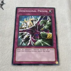 Yu-Gi-Oh! TCG Dimensional Prison SDCR-EN033 1st Edition Trap Card - Image 1