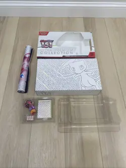 Pokemon 151 UPC Unsealed, No Cards - Playmat, Dice, Mew Coin - No Packs or Promo - Image 1