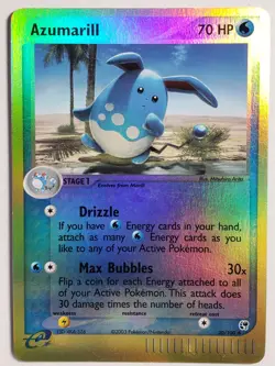 REVERSE HOLO Azumarill 30/100 VLP - EX Sandstorm Pokemon Card - $2 Combined Ship - Image 1