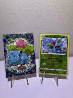 Pokemon TCG Ivysaur 2 Card Lot Reverse Holo, Topps Card - Image 1