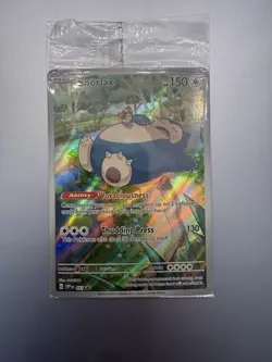 Pokemon TCG Snorlax SVP051 Promo Card Sealed, Near Mint Condition - Image 1