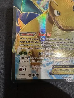 Dragonite EX (108 Full Art) 108/111 Furious Fists XY Holo Pokemon Card TCG - Image 5