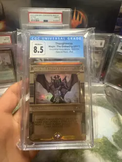 Mtg Thoughtseize Amonkhet Invocations Masterpiece Card Graded 8.5 - Image 1