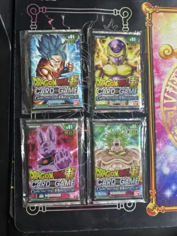 Dragon Ball Super Card Game DBS-B01 Galactic Battle Booster Pack Art Set Sealed - Image 1