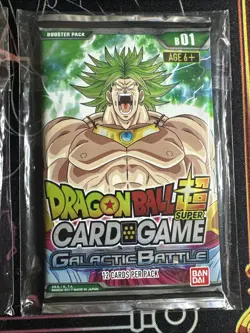 Dragon Ball Super Card Game DBS-B01 Galactic Battle Booster Pack Art Set Sealed - Image 2