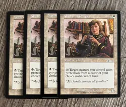 MTG Magic the Gathering Urza's Legacy Mother of Runes Cards x4 - Image 1