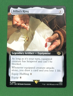 MTG TCG - Bilbo's Ring - Lord of The Ring LTR - 0397 - Rare Regular - NM - Image 1