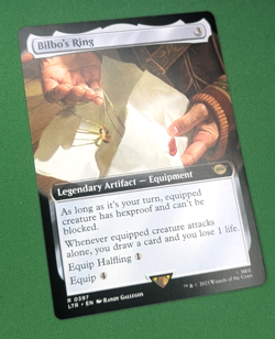 MTG TCG - Bilbo's Ring - Lord of The Ring LTR - 0397 - Rare Regular - NM - Image 2