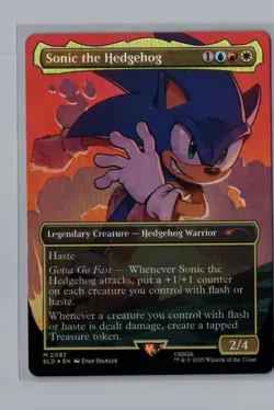 Sonic the Hedgehog (Rainbow Foil) M Secret Lair Drop Series 2087 NM - Image 1