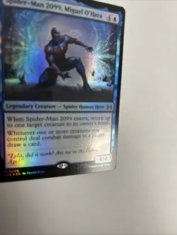 Spider-man 2099, Miguel O’hara Foil Spiderman MTG - Image 2