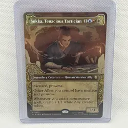 Sokka, Tenacious Tactician (FOIL) MTG The Last Airbender TLA #352 Borderless - Image 1