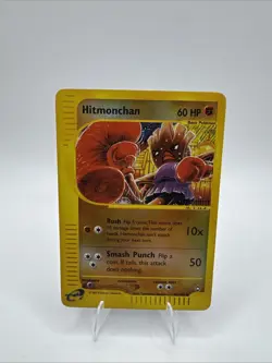 Hitmonchan 81/147 Aquapolis 2002 Reverse Holo E-Series Vintage Pokemon Card TCG - Image 1