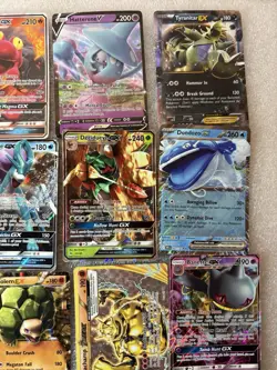 Pokemon TCG 16 Card Lot Holo Foil EX GX V Pidgeot Magcargo Tyranitar Suicune - Image 3