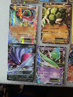 Pokemon TCG 16 Card Lot Holo Foil EX GX V Pidgeot Magcargo Tyranitar Suicune - Image 4