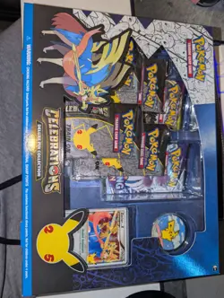 Pokemon 25th Anniversary Celebrations Zacian Deluxe Pin Collection Sealed - Image 1