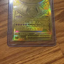 Pokemon Mega Zygarde EX 124/088 Gold Perfect Order English Hyper Rare - Image 3