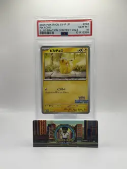 Pokemon Pikachu Illustration Contest 2024 Promo #242 Japanese PSA 10 GEM MT - Image 1
