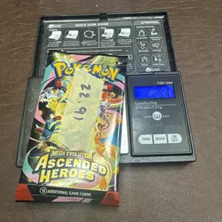 HEAVY! ~22.91g GOD PACKUUU Ascended Heroes Pokemon TCG Booster (SEALED) - Image 1