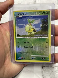 Turtwig 103/130 Diamond &Pearl Burger King Stamped Reverse Holo Pokemon HP 2007 - Image 1