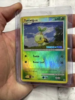 Turtwig 103/130 Diamond &Pearl Burger King Stamped Reverse Holo Pokemon HP 2007 - Image 2