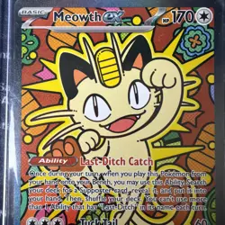 Meowth ex 121/088 ENGLISH Special Illustration Rare - Perfect Order SIR Pokemon - Image 4