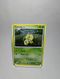 Pokemon TCG Turtwig DP01 DPt Gift Box Promo Holo Basic 60 HP Diamond and Pearl - Image 1