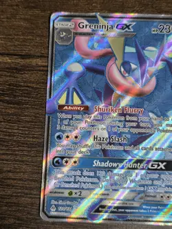 Pokemon Greninja GX Ultra Rare Full Art Holo 120/131 Sm-Forbidden Light - Image 2