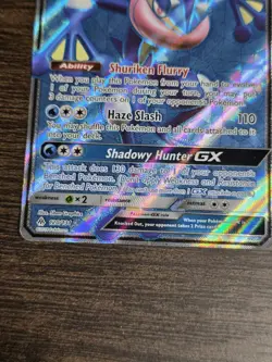 Pokemon Greninja GX Ultra Rare Full Art Holo 120/131 Sm-Forbidden Light - Image 4