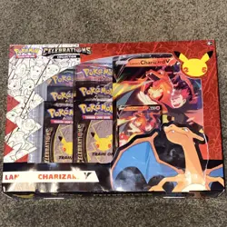 Pokemon Celebrations Lance's Charizard V Collection Box Promo 25th Anniversary - Image 2